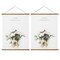 Miaowater 2 Pack Poster Frame,16x16 16x20 16x22 16x24 Magnetic Light Wood Wooden Frames Hanger for Photo Picture Art Canvas Print Artwork Wall Hanging Teak Wood 16&#x27;&#x27;